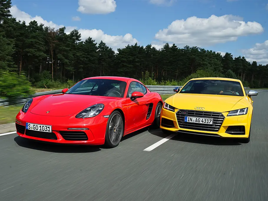 Audi TTS/Porsche 718 Cayman: Vergleich Audi TTS/Porsche 718 Cayman: Vergleich