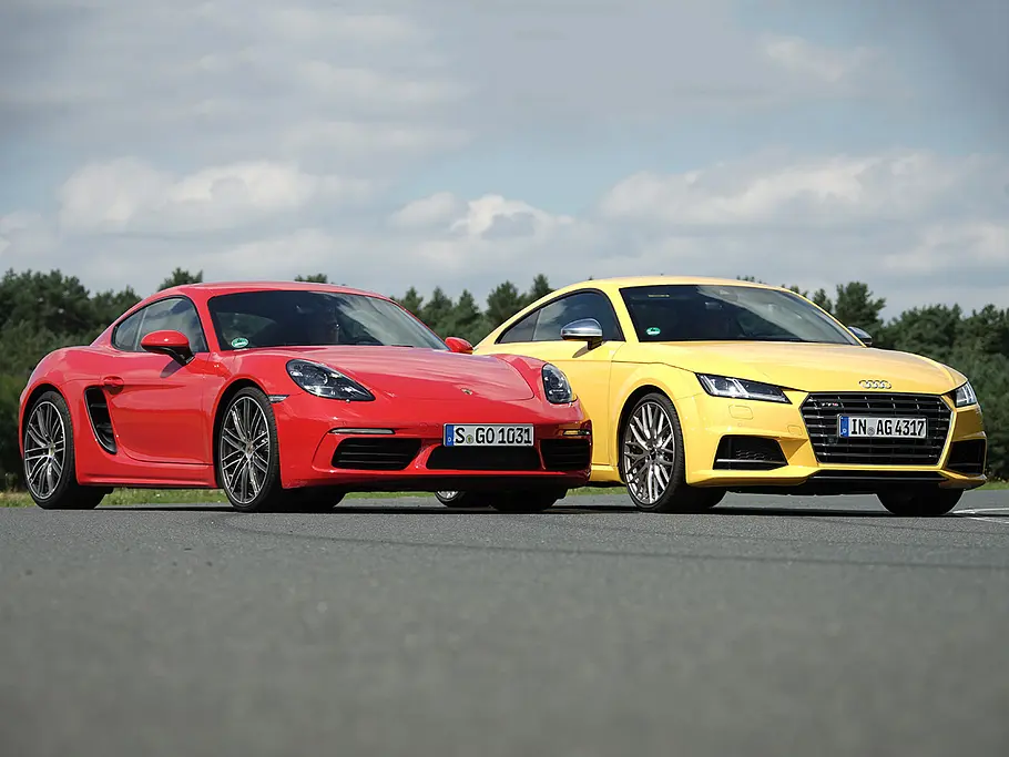 Audi TTS/Porsche 718 Cayman: Vergleich Audi TTS/Porsche 718 Cayman: Vergleich