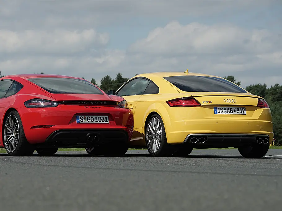 Audi TTS/Porsche 718 Cayman: Vergleich Audi TTS/Porsche 718 Cayman: Vergleich