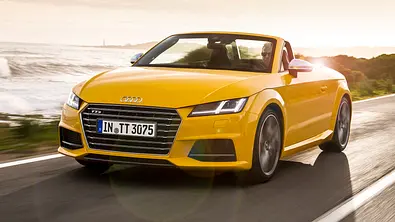 Audi TTS Roadster quattro S tronic Fahrbericht Cabrio Fahraufnahme