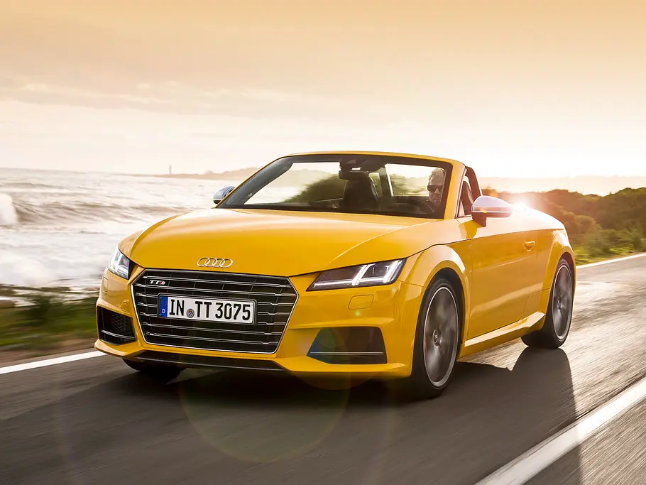 Audi TTS Roadster quattro S tronic Fahrbericht Cabrio Fahraufnahme