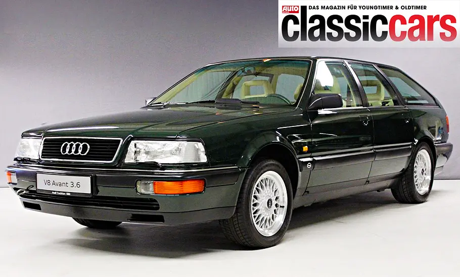 Audi V8 Avant Audi V8 Avant statisch von schräg vorne fotografiert.
