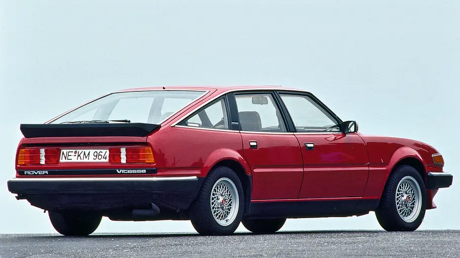 Austin Rover Vitesse statisch von schräg hinten fotografiert. 
