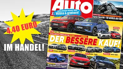 Das Symbolbild zeigt das Cover der AUTO ZEITUNG 14/2026 und dessen Preis. - Foto: AUTO ZEITUNG Das Symbolbild zeigt das Cover der AUTO ZEITUNG 14/2026 und dessen Preis. - Foto: AUTO ZEITUNG