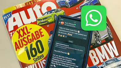 AUTO ZEITUNG auf Whatsapp - Foto: AUTO ZEITUNG/Whatsapp