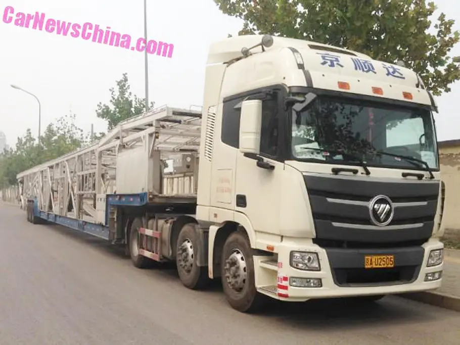 mega autotransporter foton auman daimler