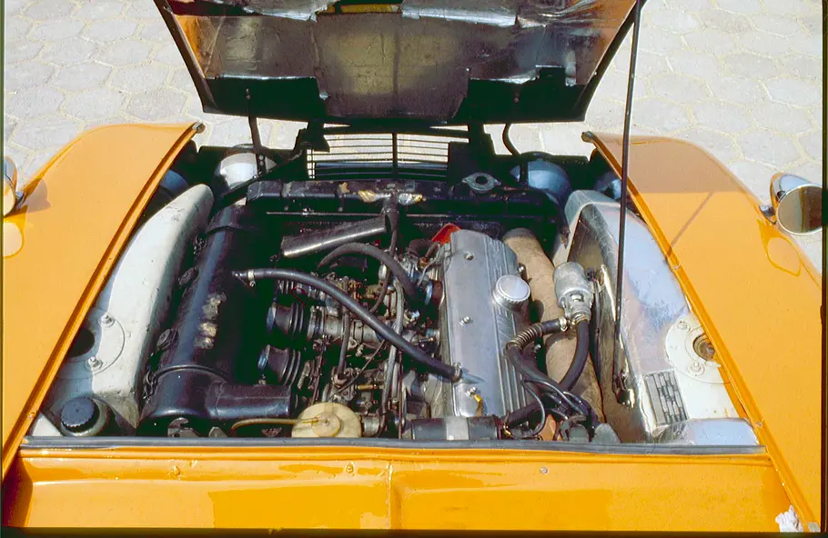 Der Motor des Bayer K67.