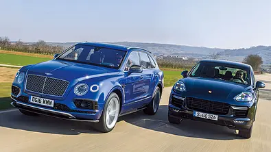 Bentley Bentayga/Porsche Cayenne Turbo S - Foto: Frank Ratering