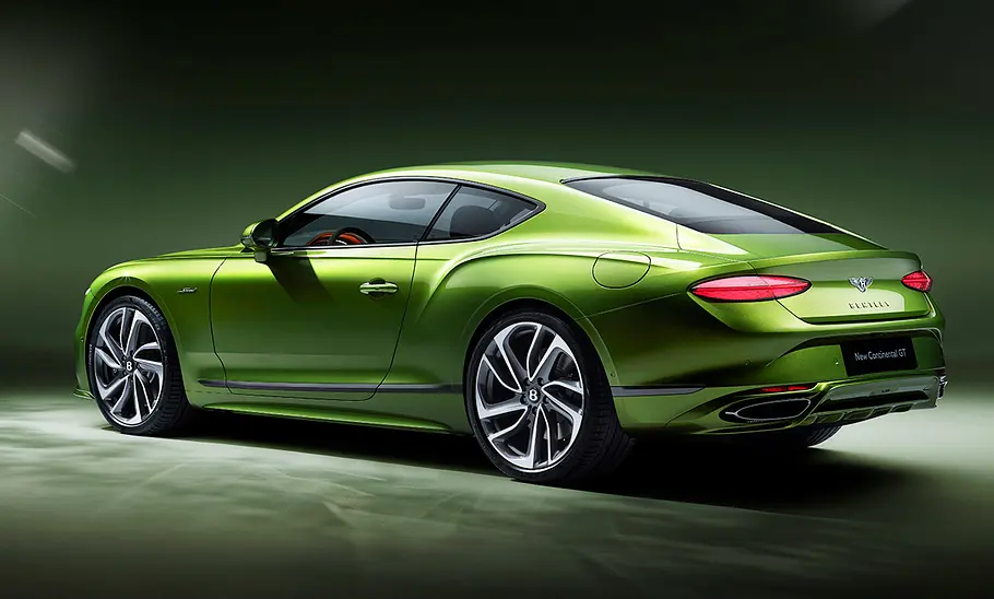 Bentley Continental GT Facelift (2024); stehend; Heckansicht