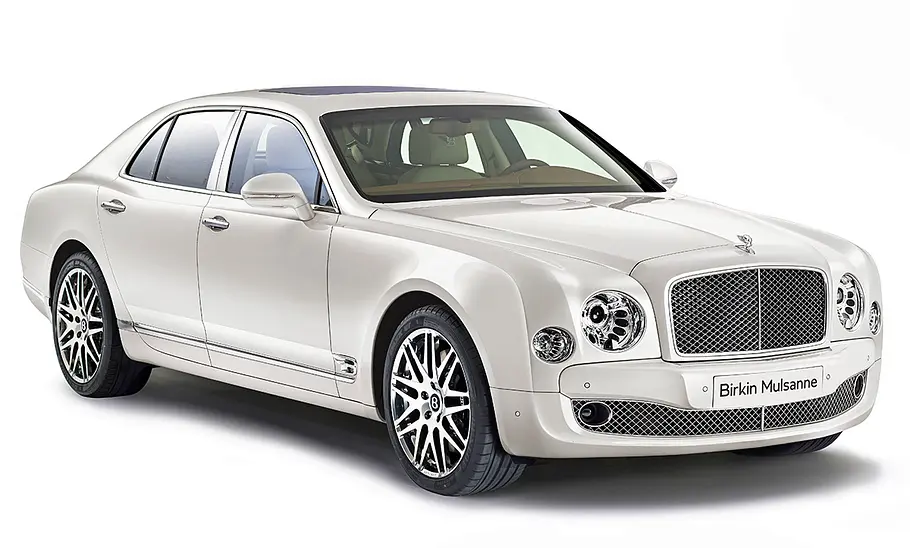 Der Bentley Mulsanne Birkin stehend von vorne.