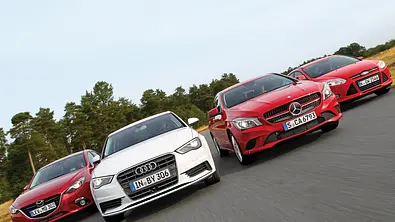 Audi A3, Ford Focus, Mazda 3, Mercedes CLA - Kompakte Limousinen im Test