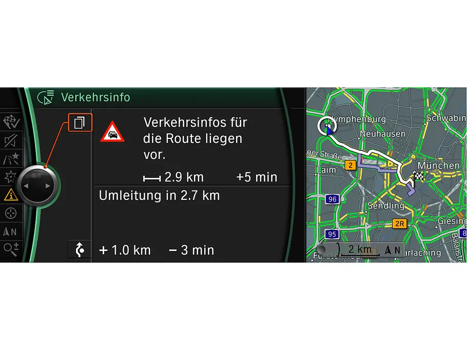 Bilder BMW X3 2013 Kaufberatung Real-Time-Traffic-Information