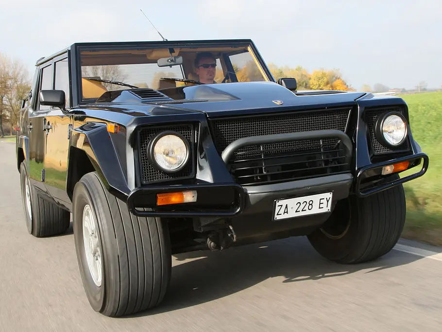 Bilder Faszination Auto Pick-ups Lamborghini LM 002 Front
