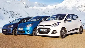 Hyundai i10 vs. VW Up und Mitsubishi Space Star: Vergleich Hyundai i10 vs. VW Up und Mitsubishi Space Star: Vergleich