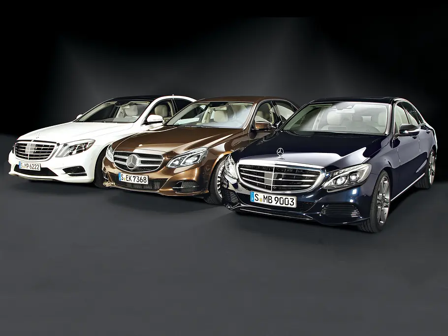 Bilder Mercedes Limousinen C- E- S-Klasse Exklusiv Vergleich