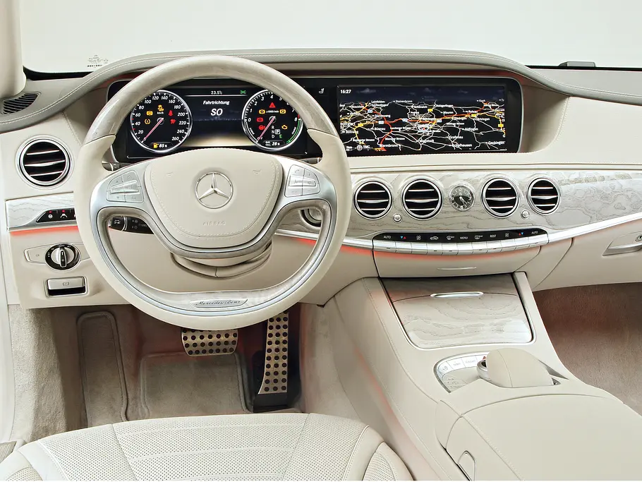 Bilder Mercedes S-Klasse Exklusiv Limousinen-Vergleich Cockpit