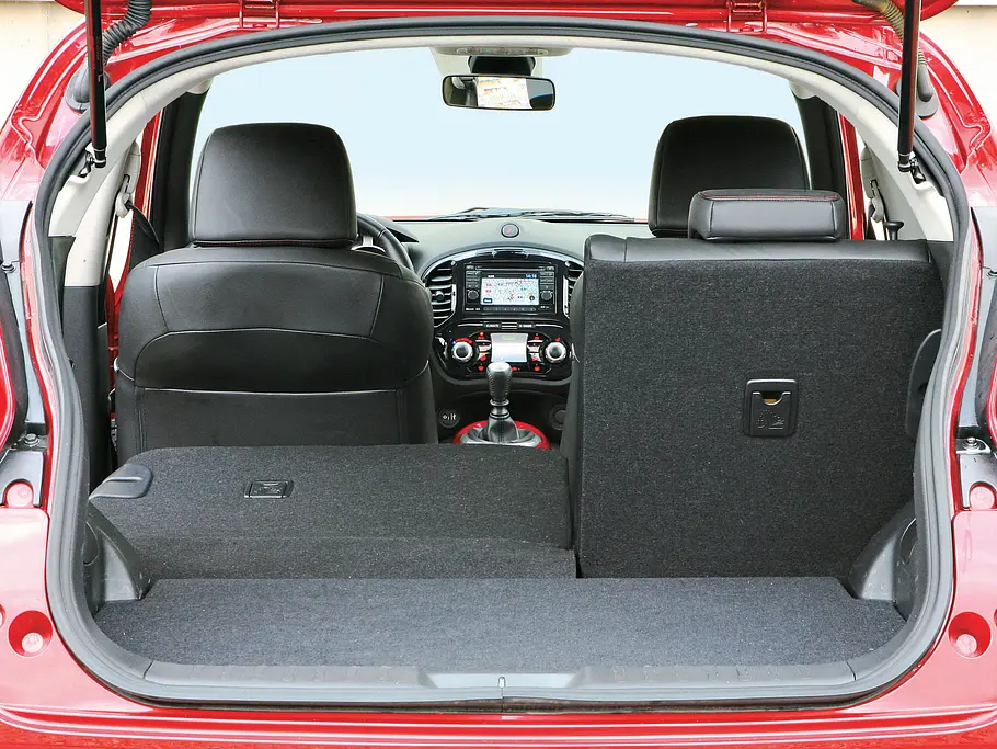 Bilder Nissan Juke 1.6 DIG-T 4x2 2013 Langzeit Test Kofferraum