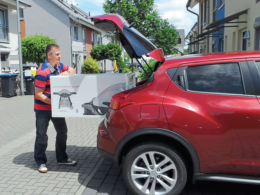Bilder Nissan Juke 1.6 DIG-T 4x2 2013 Langzeit Test Ladekante