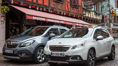 Bilder Opel Mokka Peugeot 2008 2013 Mini-SUV