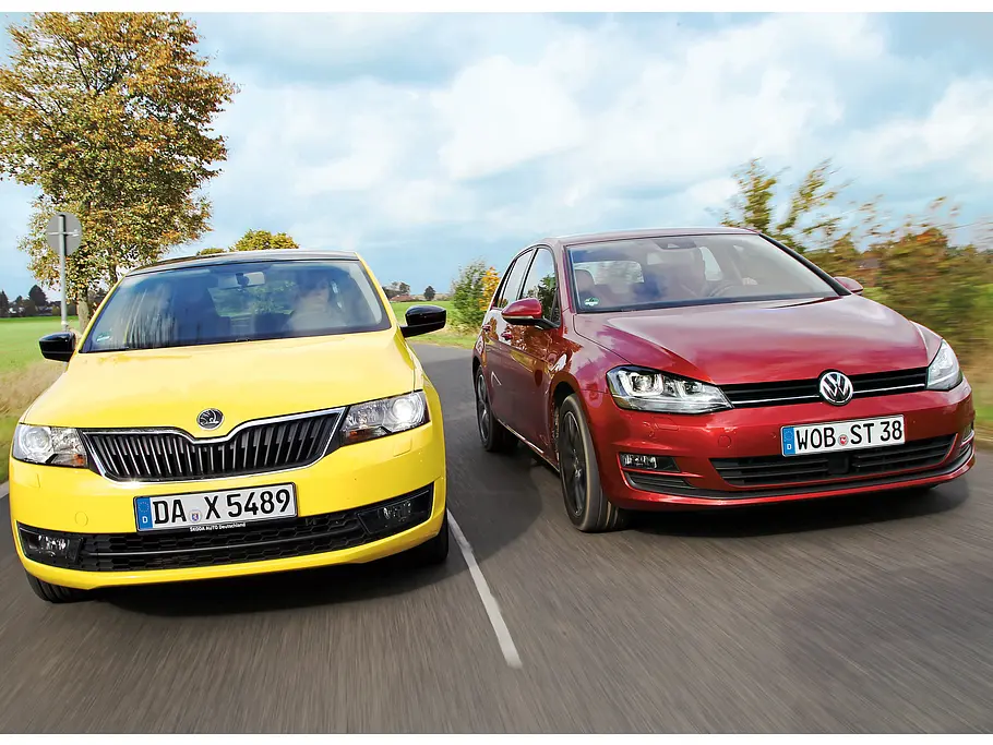 Bilder Skoda Rapid Spaceback 1.2 TSI Vergleichstest Kompaktklasse Fahrleistung