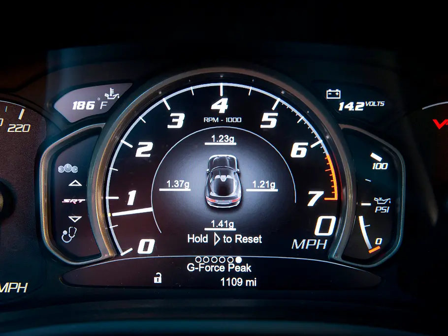 SRT Viper GTS Bilder SRT Dodge Viper GTS 2013 Fahrbericht Kombiinstrument