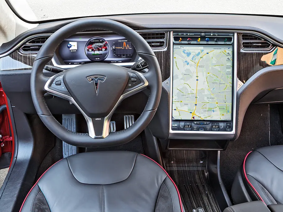 Tesla Model S Performance Bilder Tesla Model S Performance 2013 Elektro Luxuslimousine Einzeltest Cockpit