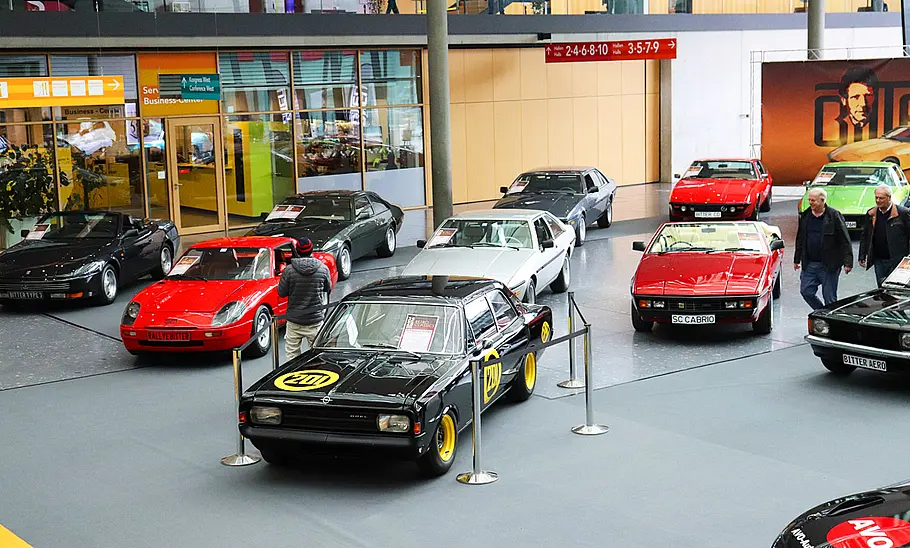 Ein Blick auf die Bitter-Sonderausstellung auf der Retro Classics Stuttgart 2024