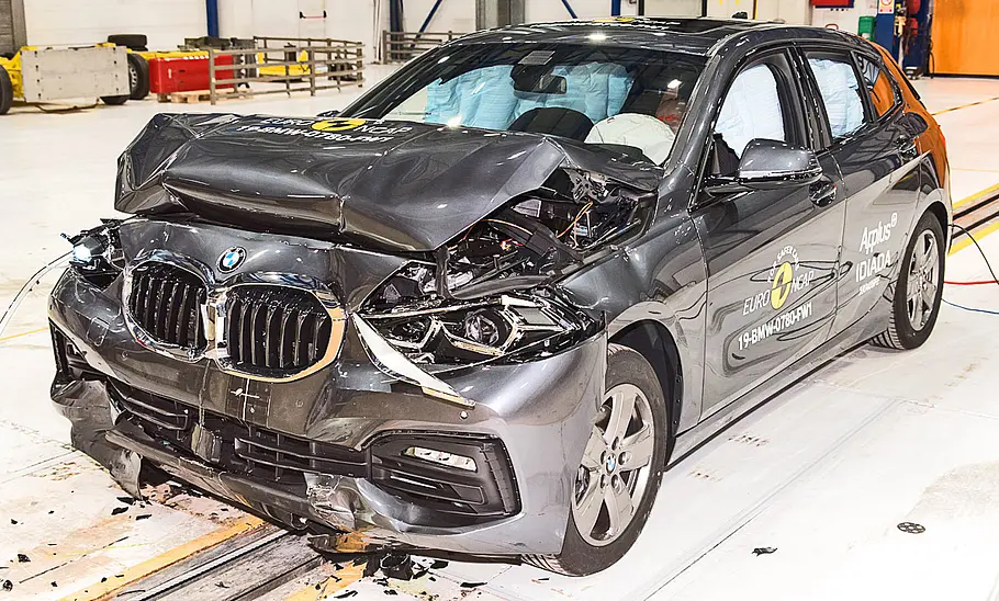 BMW 1er (2019) im Crashtest BMW 1er (2019) im Crashtest