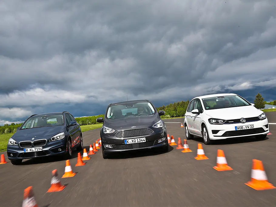 BMW 2er Active Tourer/Ford C-Max/VW Golf Sportsvan: Vergleich