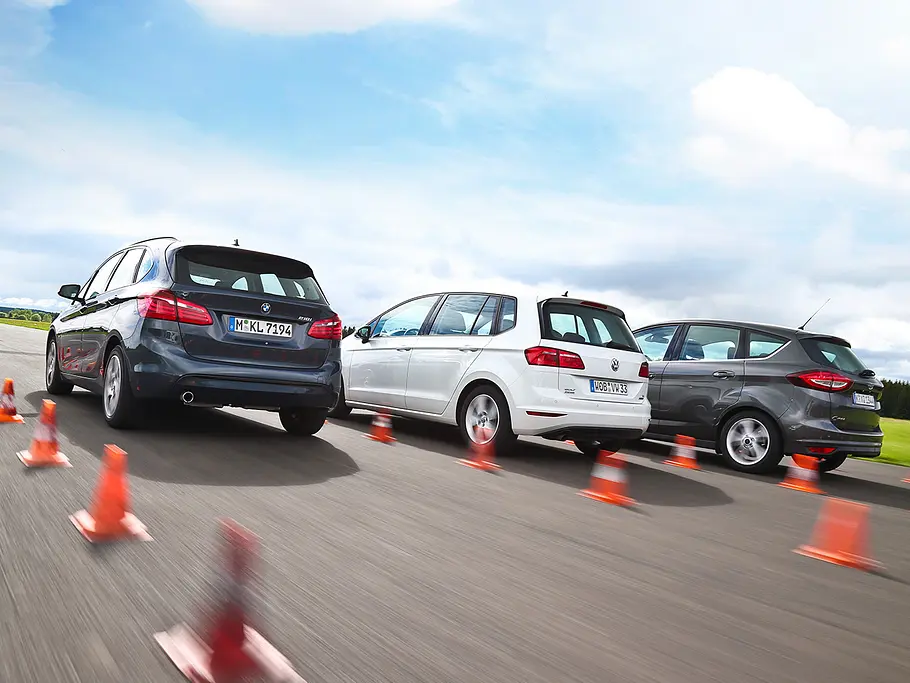 BMW 2er Active Tourer/Ford C-Max/VW Golf Sportsvan: Vergleich