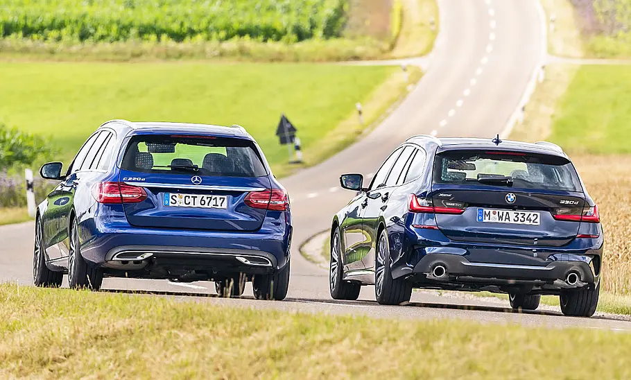 Mercedes C-Klasse T-Modell/BMW 3er Touring Mercedes C-Klasse T-Modell/BMW 3er Touring