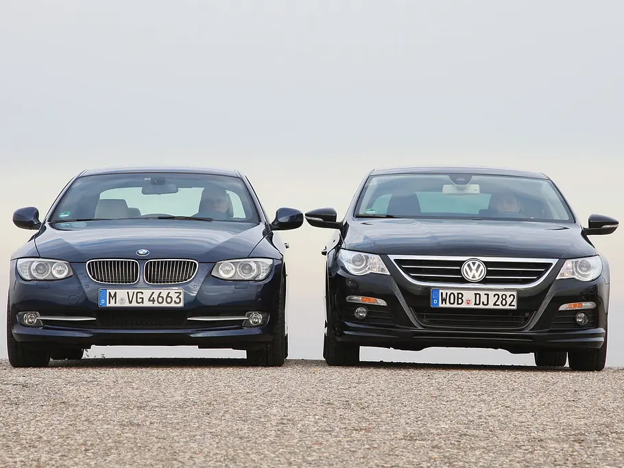 Facelift für BMW 330i xDrive Coupé und VW Passat CC 3.6 V6 4Motion