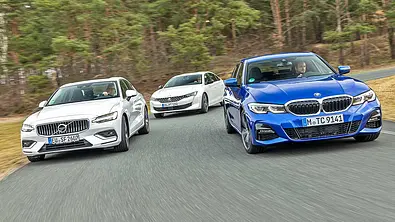 Volvo S60/Peugeot 508/BMW 3er - Foto: Frank Ratering
