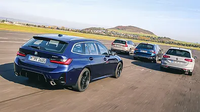 BMW 3er Touring/Volvo V60/Skoda Superb Combi/VW Passat Variant - Foto: Niklas Gotta