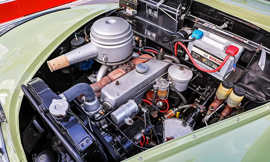BMW 501 Barockengel Der Motor des BMW 501 Barockengel.