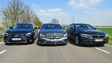 BMW 540i xDrive/Lexus GS 450h/Mercedes E 400 - Foto: Zbigniew Mazar