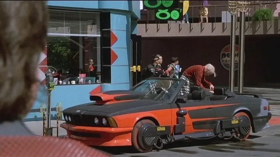 BMW 633 CSi aus Zurück in die Zukunft Der BMW 633 CSi aus Zurück in die Zukunft im Film.