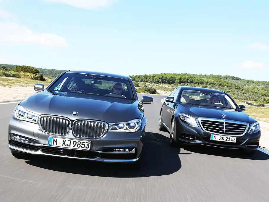 BMW 730d vs. Mercedes S 350 d bmw 730d mercedes s 350 d