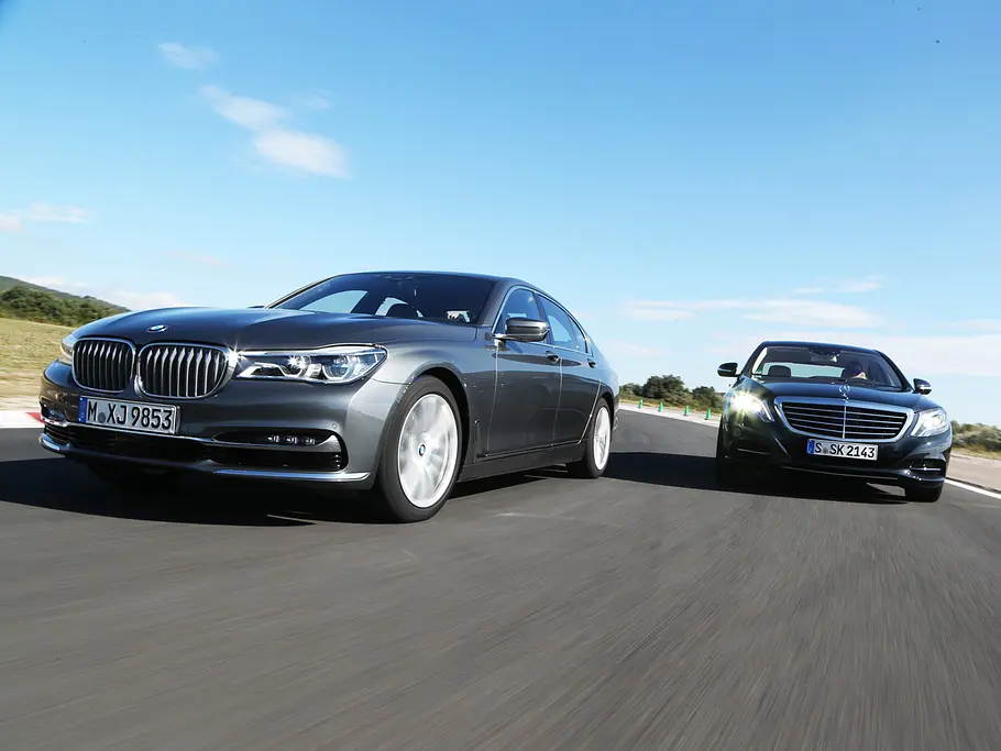 BMW 730d vs. Mercedes S 350 d bmw 730d mercedes s 350 d