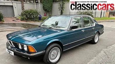 Der BMW 745i SA in der Frontansicht. - Foto: Collectible Wheels