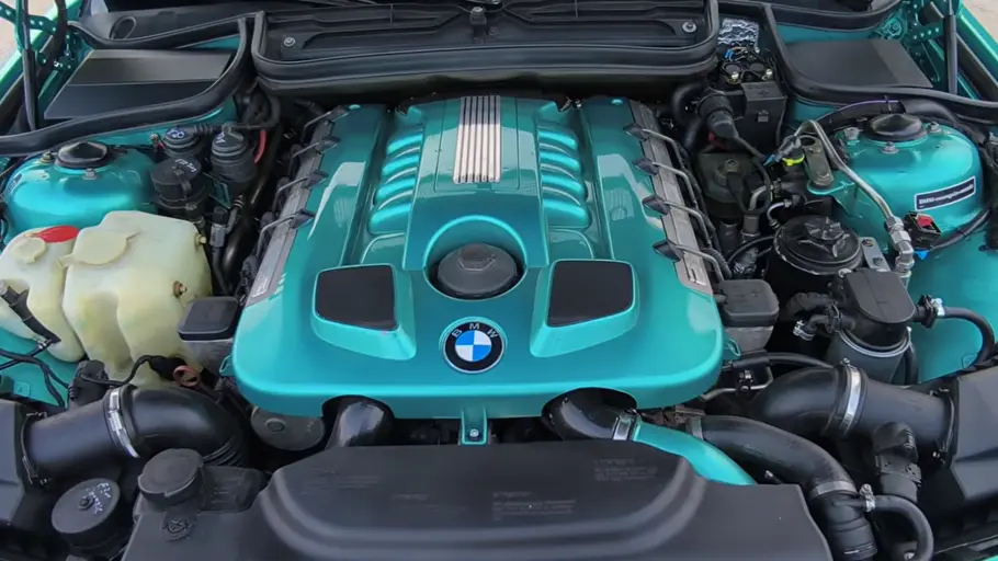 BMW 840d (E31) Der Motor des BMW 840d (E31)