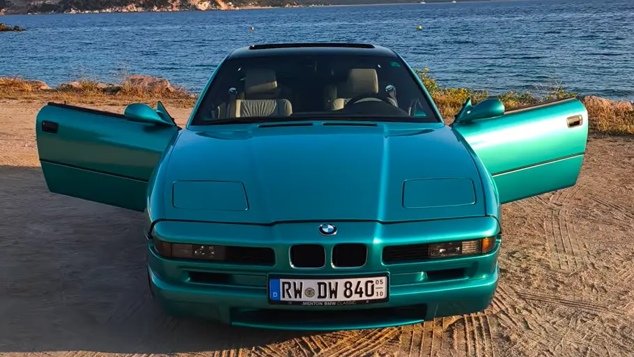 BMW 840d (E31) Der BMW 840d (E31) stehend von vorne