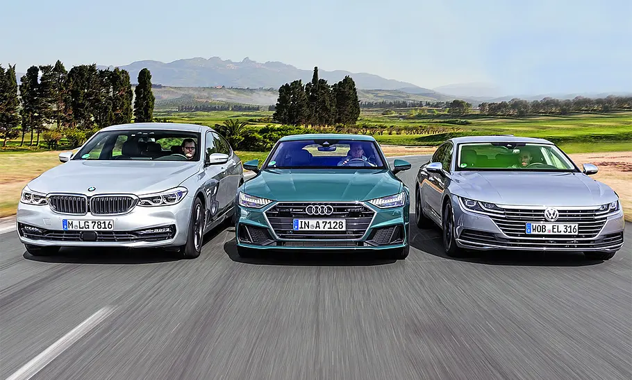 BMW 630d, Audi A7 TDI, VW Arteon TDI