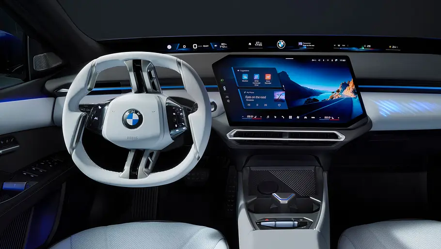 BMW i3 (2026) Das Cockpit des BMW i3.