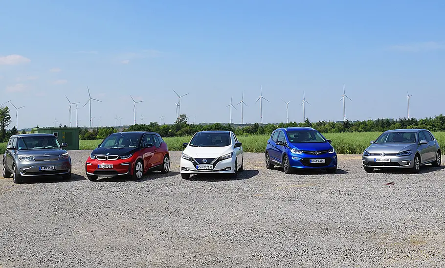 BMW i3s/Kia Soul EV/Nissan Leaf/Opel Ampera-e/VW e-Golf BMW i3s/Kia Soul EV/Nissan Leaf/Opel Ampera-e/VW e-Golf