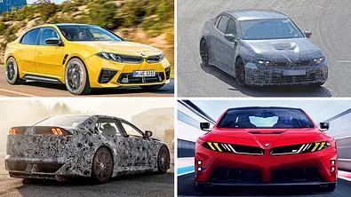 Eine Collage zeigt den BMW i3 M als Rendering, Erlkönig und Studie. - Foto: Avarvarii, SH Proshots, BMW / Collage: AUTO ZEITUNG Eine Collage zeigt den BMW i3 M als Rendering, Erlkönig und Studie. - Foto: Avarvarii, SH Proshots, BMW / Collage: AUTO ZEITUNG
