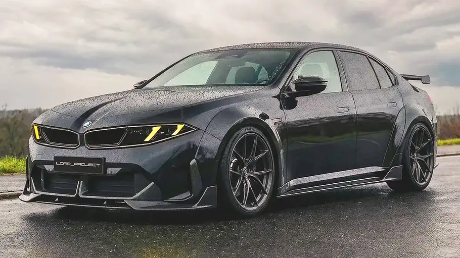 BMW i3 Widebody Der BMW i3 Widebody stehend von vorne.