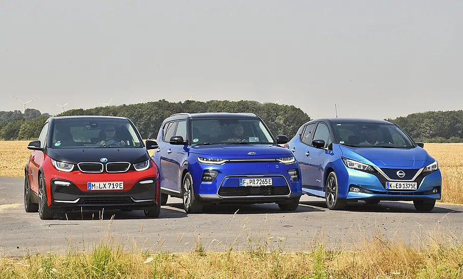 BMW i3s/Kia e-Soul/Nissan Leaf e+ BMW i3s/Kia e-Soul/Nissan Leaf e+