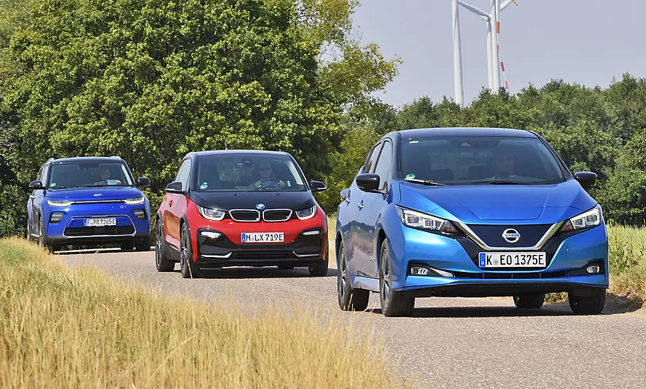 Kia e-Soul/BMW i3s/Nissan Leaf e+ Kia e-Soul/BMW i3s/Nissan Leaf e+
