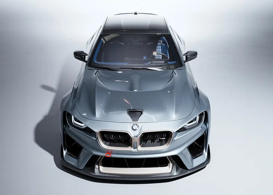 Blick von vorne auf den BMW M2 KS von The Kyza.